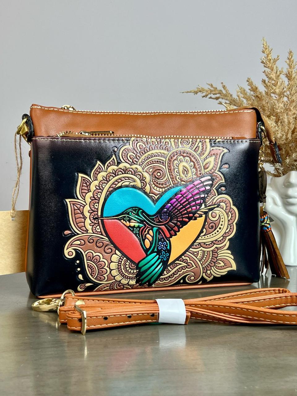 Crossbody Artesanal Colibri