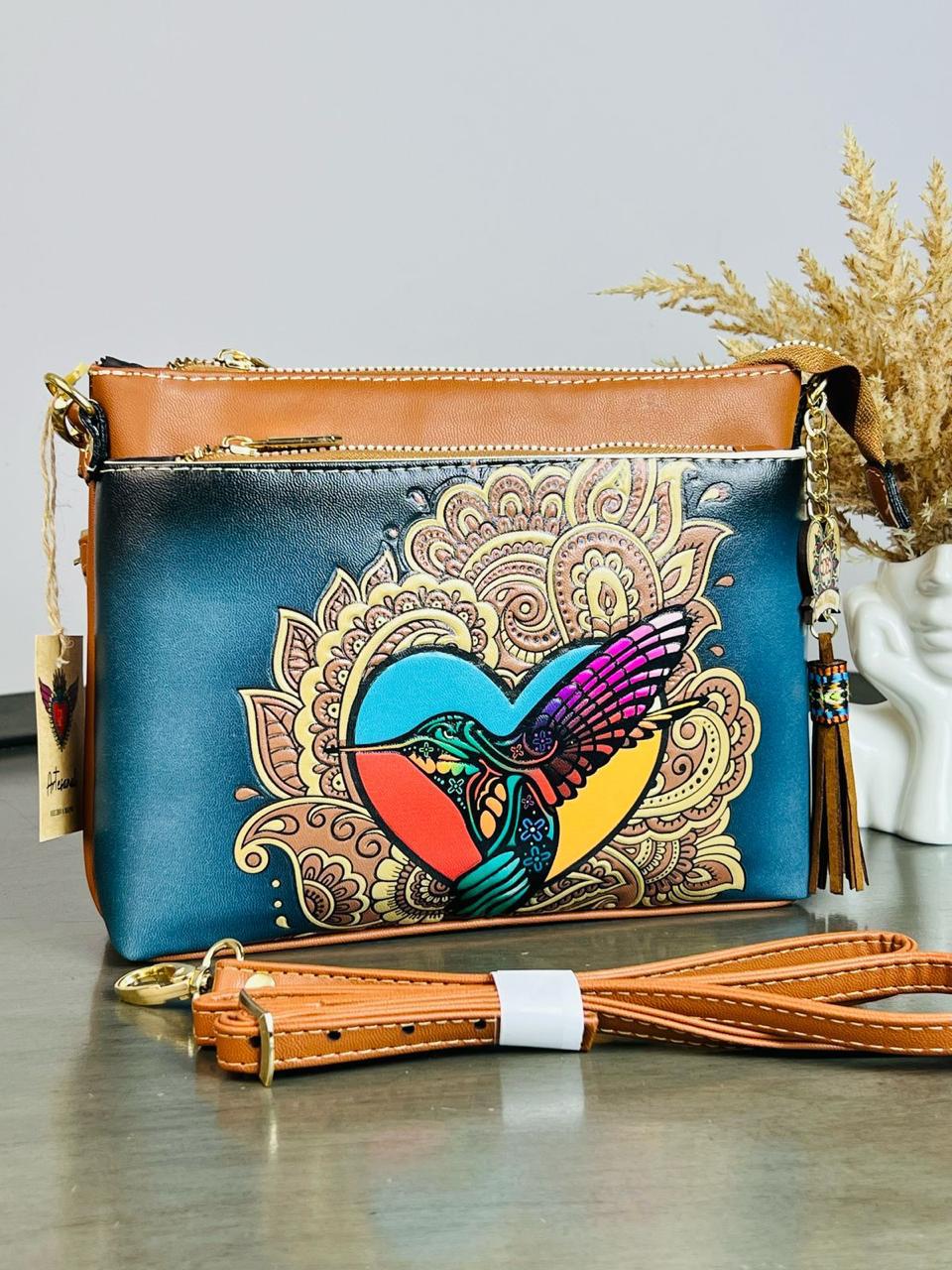 Crossbody Artesanal Colibri